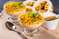 Postres preparados con pulpa Ángel Mío